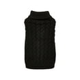 thumbnail image 7 of Dog Sweater for Small, Medium, Large Dogs - Warm Winter Pet Clothes - Solid Color Pet Jumper Clothes, Comfortable Elastic Puppy Clothes Fall Winter Black Size:L, 1pcs, 7 of 7