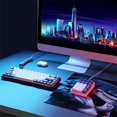 thumbnail image 3 of Darmoshark K3QMK Wired Mini Numeric Keypad Digital Mechanical Keyboard 21 Keys RGB Backlight Portable Design PBT Dual Colour Full Key Hot-Swappable Shaft Ergonomic design for Laptop Desktop,, 3 of 5