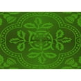 thumbnail image 1 of Ahgly Company Machine Washable Indoor Rectangle Transitional Deep Emerald Green Area Rugs, 8' x 10', 1 of 7