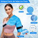 thumbnail image 4 of Compresa De Gel Frio Calor Para Aliviar El Dolor De Hombro Azul, 4 of 5