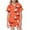 Z02-Orange2, variant on MUXiin Girl Pajamas Size 14-16 Girls Halloween Pajamas Set Soft Sleepwear Cute Printed Pajamas Comfortable Nightwear For Toddler Kids
