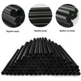 thumbnail image 2 of 100 Pcs Boba Straws Smoothie Straws,Individually Wrapped Disposable Jumbo Large Wide-mouthed Milkshake Drinking Straws,Black (0.43" Diameter and 9.45" long), 2 of 8