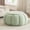 Green, variant on Hobooment 34" Oversized Round Teddy Ottoman Plush Upholstered Cocktail Ottoman Foot Rest Combo Soft Faux Fur Round Ottoman for Living Room Bedroom, Green