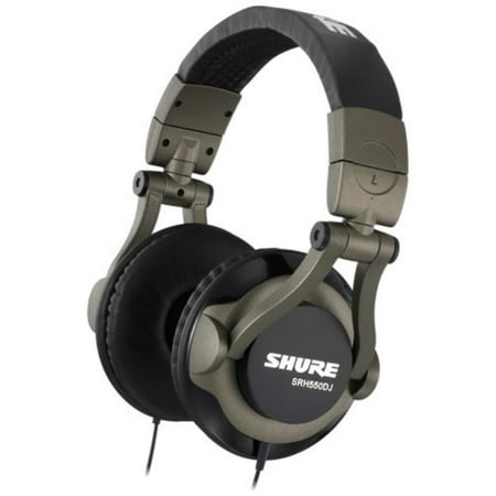 Brand New Shure | SRH550DJ, Ultra-Lightweight Design DJ Headphones, full-Range Audio Performance, 50 mm Dynamic Drivers, 90-Degree Swivel Ear Cups, Legendary Shure