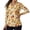 Maple Leaves, variant on Xoenoiee Pink Ribbon Heart Star Print Women's V-Neck Polo Shirts Breast Cancer Awareness Long Sleeve Sun Protection Quick Dry Golf Polos Collared Shirt Summer Top Activewear Golf Outfits, XS