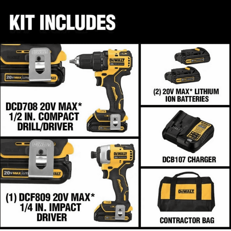 20V Max* Drill Impact 2 Kit