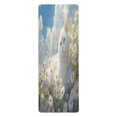 thumbnail image 5 of BZSMCE Yoga Mat Women White Cat Among Daisies Fitness Mat, 5 of 9