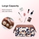 thumbnail image 3 of Bolsa de maquillaje, elegante y espaciosa bolsa de cosméticos para bolso, bolsa de viaje, bolsa de artículos de tocador resistente al agua, estilo 4, 3 of 6