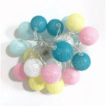 9.8 ft Fairy Lights,Indoor String Lights 20 LED Battery Operated String Ball Lights Topboutique Colorful Globe Lights Decor Lights for Home Bedroom Kids Playhouse Holiday Christmas,String Lights