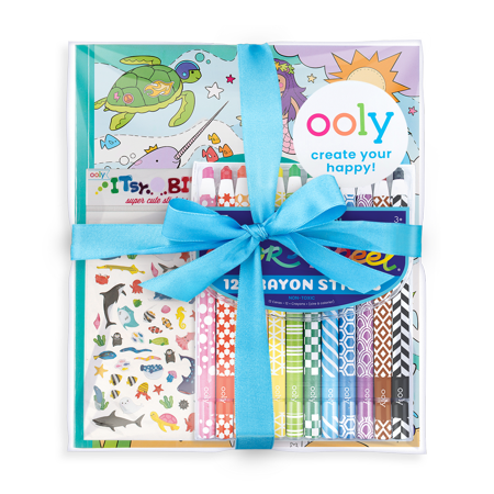 UPC: 0810078033738 | OOLY  Outrageous Ocean Appeel  Color-in  Book for Kids