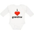 thumbnail image 3 of Inktastic I Love Grandma Boys or Girls Long Sleeve Baby Bodysuit, 3 of 5