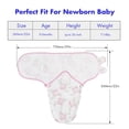 thumbnail image 2 of Manta Swaddle Soarwg para bebés de 0 a 3 meses, paquete de 4, 2 of 7