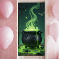 thumbnail image 5 of Green Smoke Halloween Cauldron Banner Spooky Spider Potion for Halloween Party Haunted House Decoration, 5 of 9
