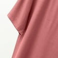 thumbnail image 4 of Rvasteizo Blouses for Women Casual Thin Ruffle Sweet Bottoming Slim Short Sleeve Round Neck Light Summer Ladies Shirt Top, 4 of 4