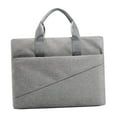 thumbnail image 4 of balikha Briefcase Document Bag Bag files Organizer Multifunctional Container Case Storage Bag Laptop Briefcase Laptop Case grey, 4 of 9