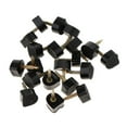 thumbnail image 4 of Set of 10 Pair Ladies Black Heel Plate Spare Heel for High-Heeled Shoe Shoemaker Accessory - Black, 10mm, 4 of 7