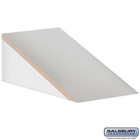 Salsbury  Sloping Hood for Designer Wood Locker - Gray - 21in. Deep