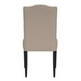 thumbnail image 3 of ACM-60822 - ACME Gerardo Side Chair (Set-2), Beige Linen & Weathered Espresso, 3 of 5