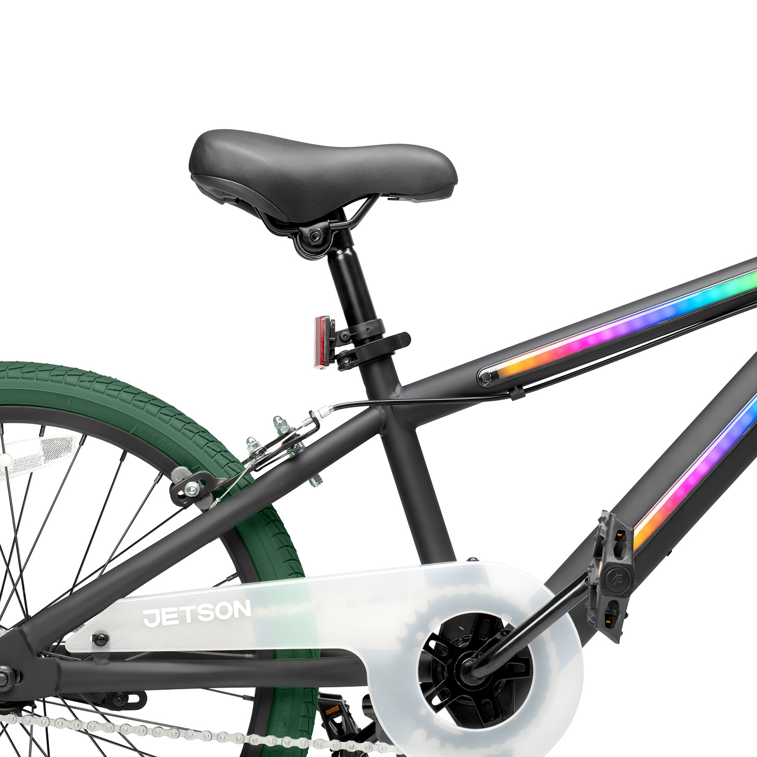 Jetson Light Rider X 20” Wheels Kids’ Light-up Unisex Bike, Ages 5 – 9, Includes Light-Up Frame, Three Different Light Modes, Easily Adjustable Handlebar and Seat height, Handbrake