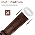 thumbnail image 4 of WIFKLSIIPG 【20mm】Universal Leather Watchband Accessory Compatible with Multiple Watch Fashionable and Versatile Design, 4 of 5