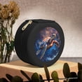 thumbnail image 6 of Naloa Night Sky Turtle Round Jewelry Box, Travel Jewelry Organizer, 3.9 x 3.9 x 2in Jewelry Storage Box for Women-Black, 6 of 7