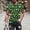 Army Green, variant on Blczomt Short Sleeve Men Shirts St Patricks Day Big & Tall Green Shirts Irish Clover Graphic Casual Mens Summer Clothes