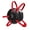 Black w/ Varsity Red Straps, variant on Great Call Athletics Classic Wrestling Headgear Varsity Red Straps - White w/ Varsity Red Straps