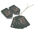 thumbnail image 3 of Inkdotpot Rose Gold Foil Paper Hang Tags ThankYou For Celebrating With Us Bridal Shower-Baby Shower-Retirement-Wedding-Birthday Favor Tags 50 Pack, 3 of 6
