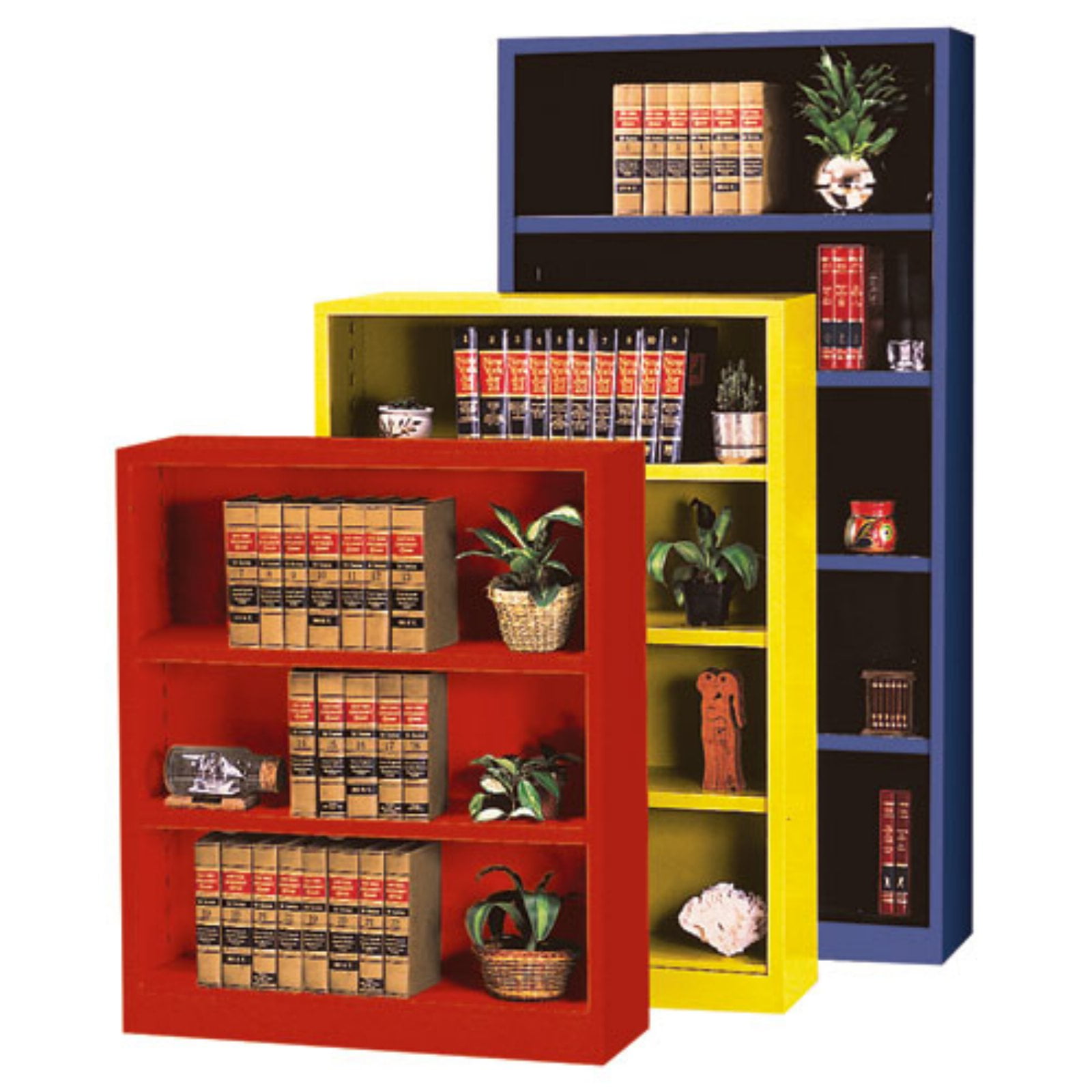 Sandusky Lee Heavy Duty Commercial Metal Bookcase Com