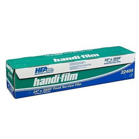 Handi-Foil of America Handi-Film 24"x2000' Plastic Food Service Film Cling Wrap Roll (pack of 1)
