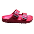 thumbnail image 5 of Ish Original Official Super Light Weight Women Ruby Red Comfort Flip-Flop Sandal Size US 6-9 (M), 5 of 5