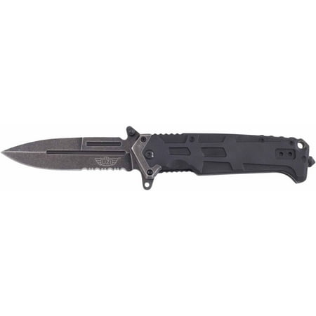 Handle Stainless Steel Liner Lock - EVN Stone Wash V Knife with 3.62