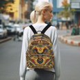 thumbnail image 7 of FORMRS Mini Backpack Purse for Women Quilted Travel Daypack Casual Shoulder Bag, Retro Abstract Eagle, 7 of 7