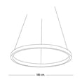 thumbnail image 2 of lampara colgante estilo nordica ilios innova anillo decorativa led 100 cm diametro, 2 of 9