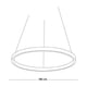 thumbnail image 2 of lampara colgante estilo nordica ilios innova anillo decorativa led 100 cm diametro, 2 of 9