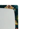thumbnail image 3 of Ambesonne Flowers Fitted Sheet, Butterflies and Flowers, Queen Size, Yellow and Petrol Blue, 3 of 3