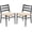 Black+Beige, variant on Wooden Dining Chairs, Dining Chairs Set of 2, Woven Rope Seat with Sturdy Metal Frame, Mid Century Modern Dining Room Chairs for Kitchen, Living Room, Restaurant, Black Dining Chairs