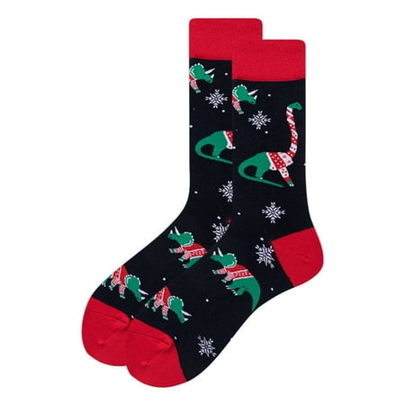 

Men s Christmas Holiday Socks Cotton Xmas Socks for Boys Novelty Christmas Gifts 4