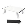 thumbnail image 2 of koolsoo Camping Table Folding Beach Table Lightweight Heavy Duty Stable Foldable White, 2 of 9