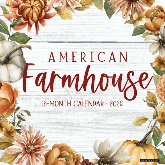 American Farmhouse 2026 Wall Calendar, (Paperback)