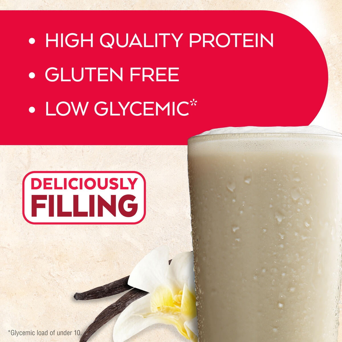 Atkins Meal Size Protein-Rich Shake, Vanilla Cream, 16.9 fl oz, 3/4ct Packs