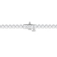 thumbnail image 3 of Unique Moments 4 Cttw Round Lab Grown Diamond Tennis Bracelet for Women , Sterling Silver, G-SI, 7 ", 3 of 5