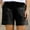 🔥 Black, variant on USSUMA Womens Cotton-Linen Pocket Casual Summer Shorts High-Waist Elastic Waist Pull-On Breathable Lightweight Fabric with Functional Pockets Relaxed Fit for Beach Travel Everyday Wear, Shorts