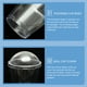thumbnail image 4 of EeaseMX 50 juegos de vasos de plástico prácticos para postres, fiestas, comida, postres, tazas con tapas, 4 of 7