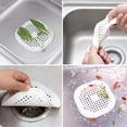 thumbnail image 4 of Juego de 2 protectores de desagüe de silicona con ventosas, para ducha, lavabo, bañera, blanco, gris, 4 of 5