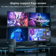 Kinupute Mini PC Gaming, Desktop Computer i7-13700F 16 Cores Upto 5.2GHz, 32G DDR5, 1T M.2 PCIE4.0 SSD, Windows 11 Pro, GeForce RTX4060 8G, Four Display, 8K@60Hz Outputs, Dual LAN, WiFi6E/BT5.3