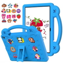 Dteck Shockproof Case for Walmart Onn 10.1 Tablet Gen 3 (2022 Model 100071485), Shockproof Kids Protective Case with Kickstand for Onn 10.1 Tablet Gen 3 with DIY Accessories,Blue