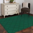 thumbnail image 3 of Dark Green Plaid Area Rugs 2.7'x5', Washable Small Throw Rugs for Kitchen Bedroom, Country Vintage Abstract Striped Lattice Indoor Outdoor Rug Non-Slip Low Pile Carpet Runner Reversible Floor Mats, 3 of 8