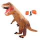 thumbnail image 1 of Disfraz de dinosaurio inflable, innovador, divertido, de moda, traje de dinosaurio inflable de Halloween para adultos, 1 of 5