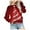 Brick Red, variant on Zanarzt Kids Long Sleeves Cotton T Shirt Girls Sweatshirt Autumn and Winter Long Sleeve Christmas Top Round Neck Childrens Sweatshirt Brick Red,3-4 Years